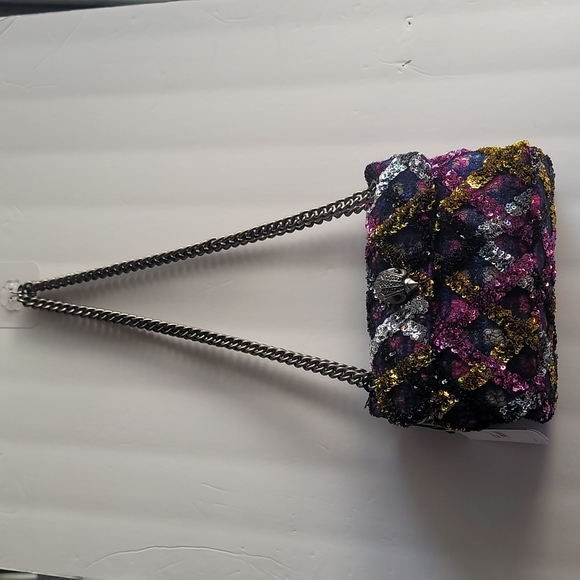 Sequined Mini Kensington Crossbody Bag  KURT GEIGER LONDON - Picture 8 of 14